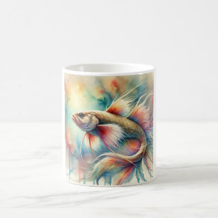 Taza De Café Molva Ling Fish 041124AREF148 - Watercolor