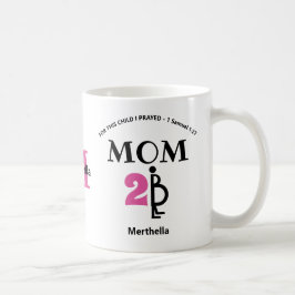 Taza De Café MOM cristiana para ser monograma