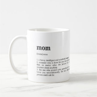 Taza De Café Mom Definition Poster | Dictionary Style