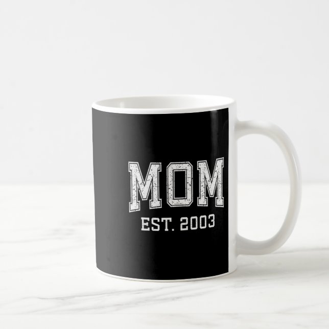 Taza De Café Mom Est 2003 D Mother’s Day Ized  (Derecha)