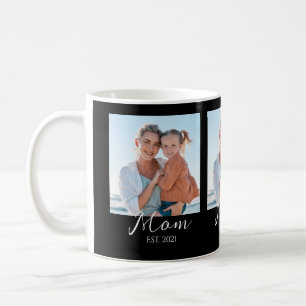 Taza De Café Mom Estableció Script Negro 3 Foto 