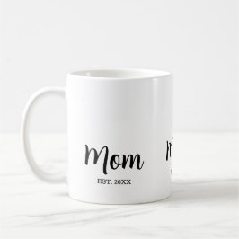 Taza De Café Mom Established New Mom Gift