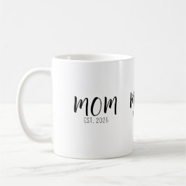Taza De Café Mom Established New Mom Gift 