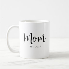 Taza De Café Mom Established New Mom Gift