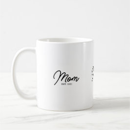 Taza De Café Mom Established New Mom Gift