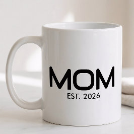 Taza De Café Mom Established New Mom Gift 