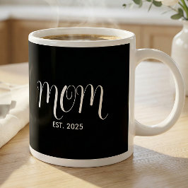 Taza De Café Mom Established New Mom Gift