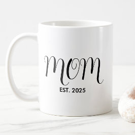 Taza De Café Mom Established New Mom Gift