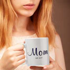 Taza De Café Mom Established New Mom Gift 
