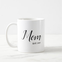 Taza De Café Mom Established New Mom Gift