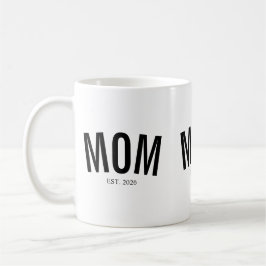 Taza De Café Mom Established New Mom Gift