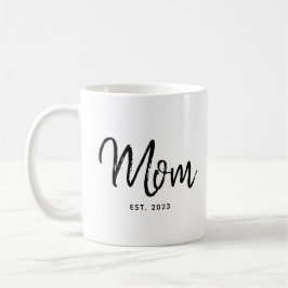 Taza De Café Mom Established New Mom Gift Coffee Mug