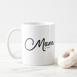 Taza De Café Mom Established New Mom Gift Coffee Mug