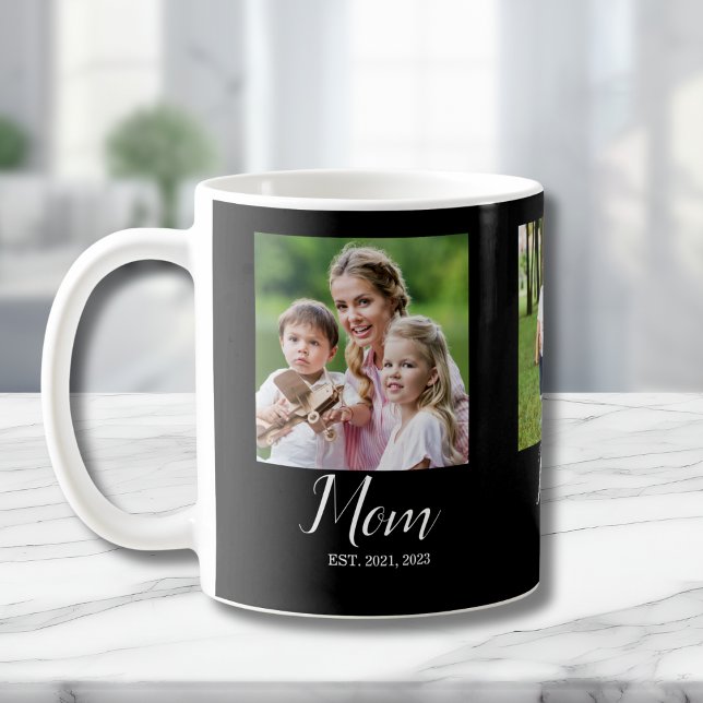Taza De Café Mom Established Script Black 3 Photo (Subido por el creador)