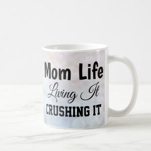 Taza De Café Mom Life Bokeh Sparkles Mug