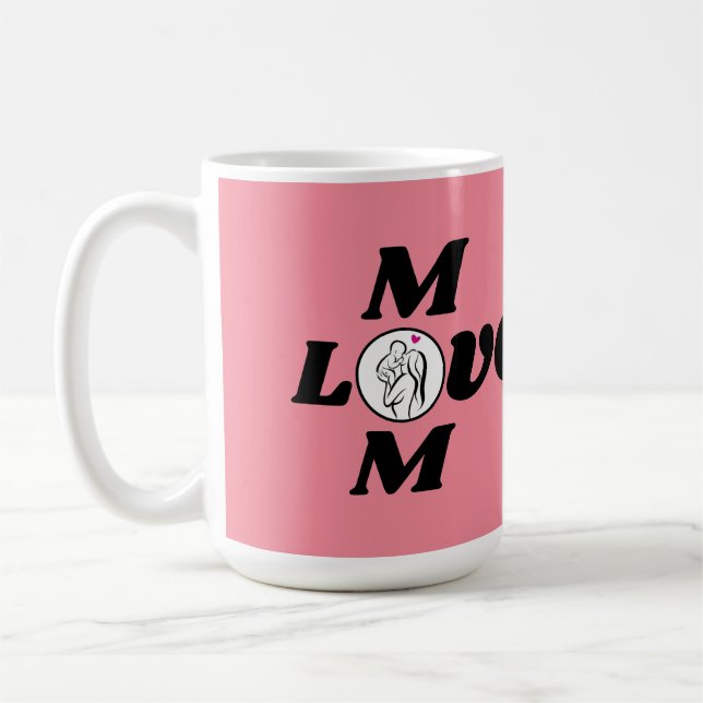 Taza De Café Mom love (Izquierda)
