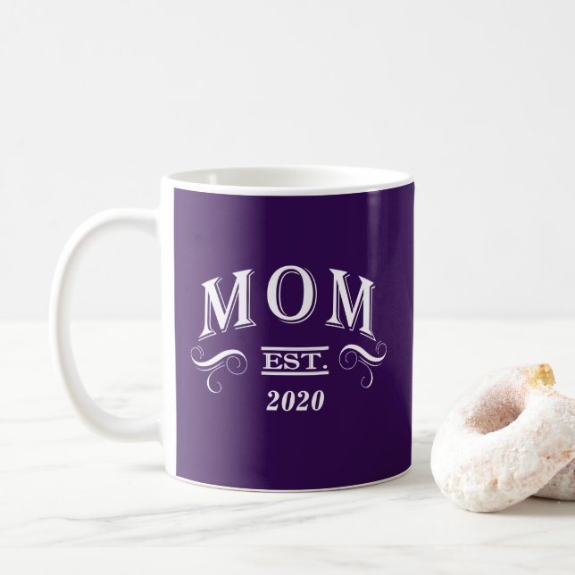 Taza De Café MOM personalizado (Con donut)
