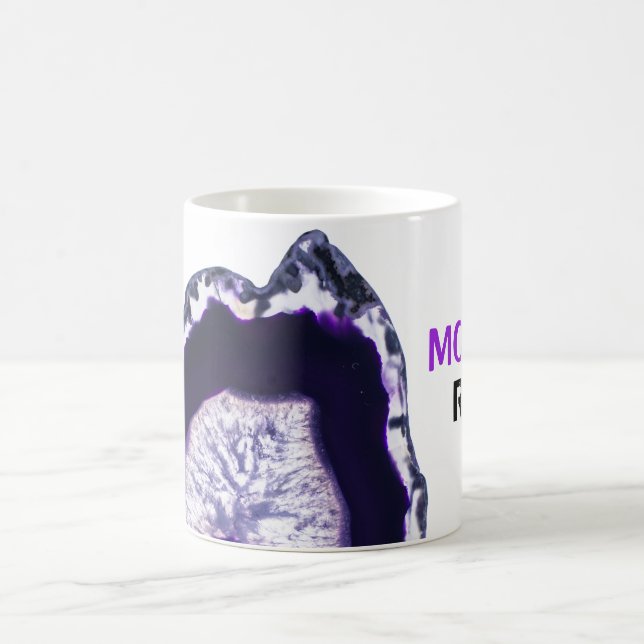 Taza De Café *~* MOM ROCKS Agitar Stones Geode Lapidario (Centro)