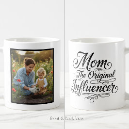 Taza De Café Mom The Original Influencer Trendy Custom 1 Photo