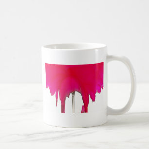 Taza De Café Momento capturado: Elegancia de Petal de Rosa Roja