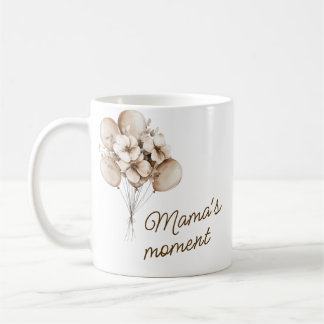 Taza de café Momento de mamá con nombre