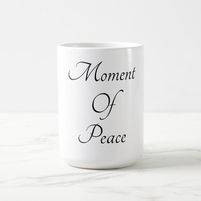 Taza De Café Momento De Paz (Centro)