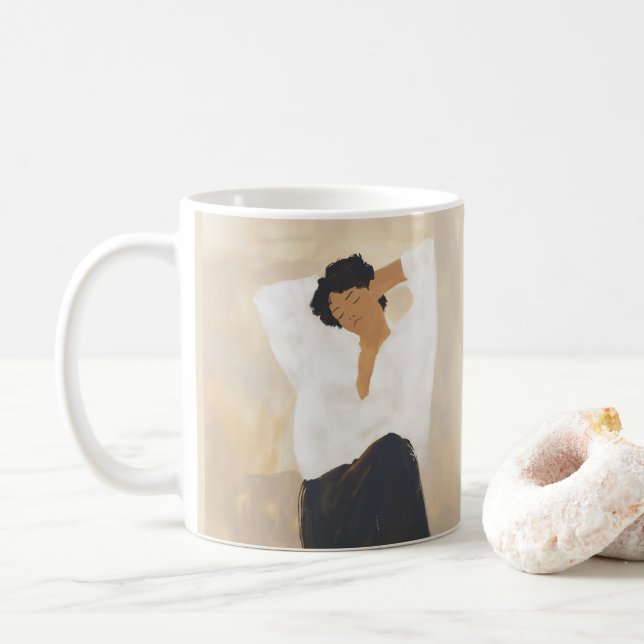 Taza De Café Momento tranquilo (Con donut)