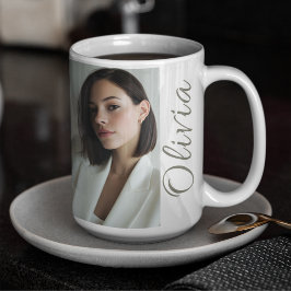 Taza De Café Momento vertical con nombre