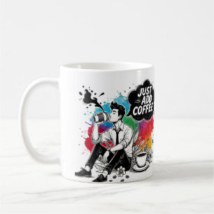 Taza De Café Momentos de café vibrantes Solo añade café 