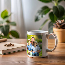 Taza De Café Momentos de Papá apreciados : Foto Personalizado