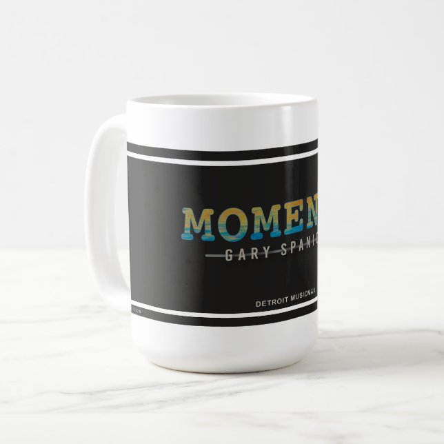 Taza De Café Momentos ・ Detroit MusicMan ・ Mug WHT de 15 onzas (Anverso izquierdo)