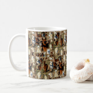 Taza De Café "Momentos furtivos: Un Collage de fotos de la Alpa