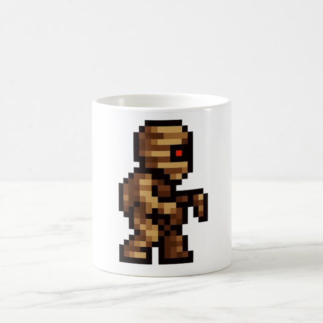 Taza De Café Momia de 8 bits (Centro)