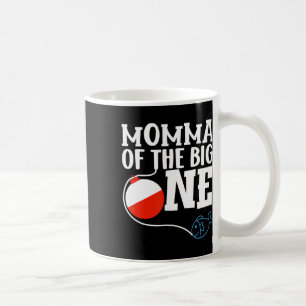 Taza De Café Momma Del Gran Niño Pescador Primer Cumpleaños De