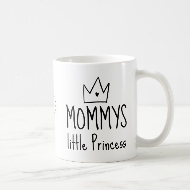 Taza De Café Mommys Little Princess Photo And Name Mug (Derecha)