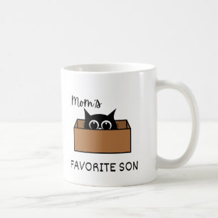 TAZA DE CAFÉ MOM'S FAVORITE SON MUG