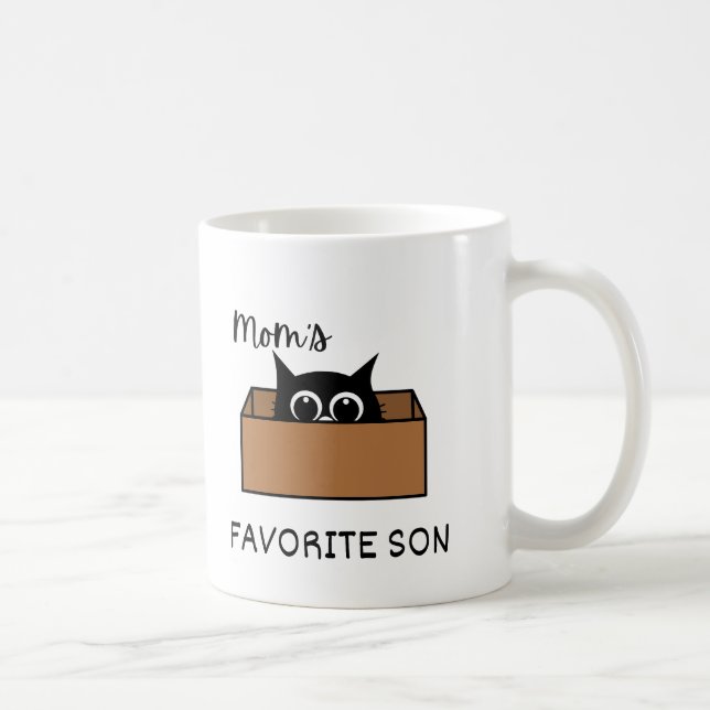 TAZA DE CAFÉ MOM'S FAVORITE SON MUG (Derecha)