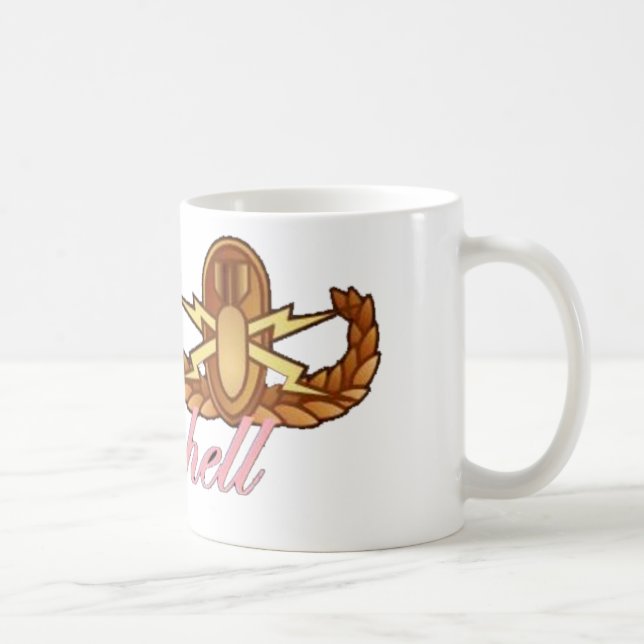 Taza De Café momshell negro del eod (Derecha)