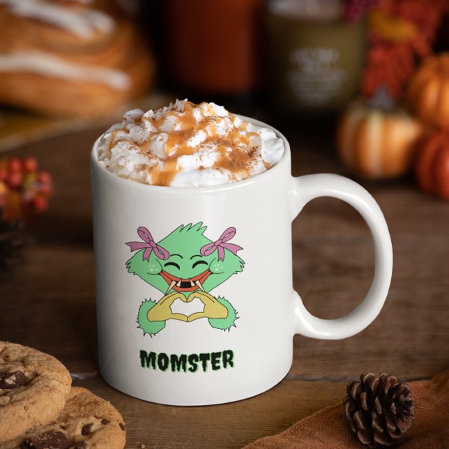Taza De Café MOMSTER Personalizado Halloween Classic Mug (Subido por el creador)