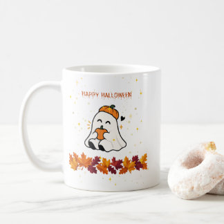TAZA DE CAFÉ MON BEAU FANTOME D HALLOWEEN 