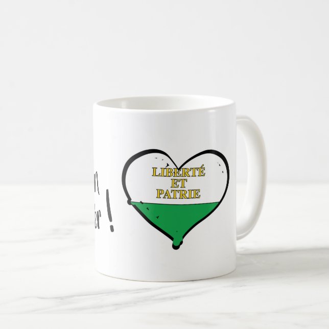 Taza De Café Mon canton préféré Vaud (Anverso derecho)
