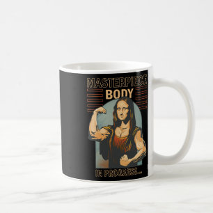Taza De Café Mona Lisa Bodybuilding Musc Gym Halterofilia Wo
