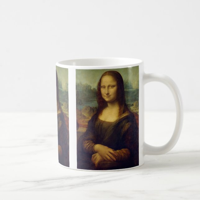 Taza De Café Mona Lisa by Leonardo Da Vinci (Derecha)