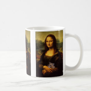 Taza De Café Mona Lisa Con Hamster