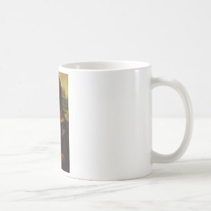 Taza De Café mona lisa mustache