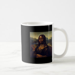 Taza De Café Mona Lisa Negra Historia Negra Estadounidense Mon