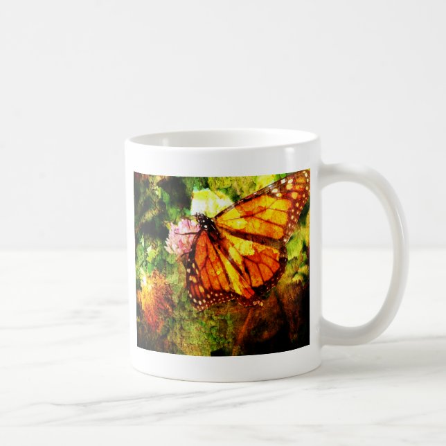 Taza De Café Monarch Grunge (Derecha)