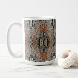 Taza De Café Monarch Tree Bark Patterned