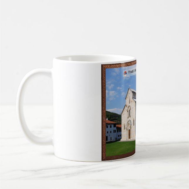 Taza De Café MONASTERIOS SERBIOS - Monasterio de Visoki Dečani  (Izquierda)
