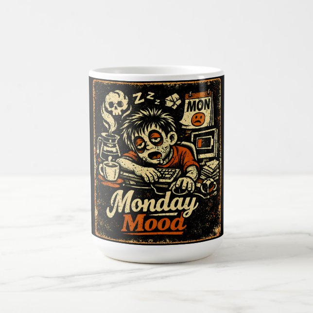 Taza De Café Monday Mood – Anti-Monday Work Humor (Centro)